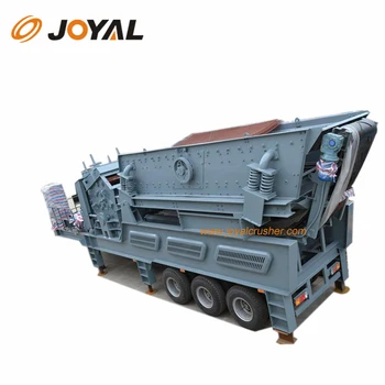 Joyal mobile aggregate crushing plant rock crusher mobile impact crusher plant with high quality