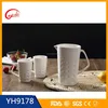 Best selling product white ceramic milk tea cups