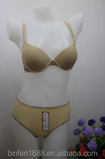 ladies skin sexy panty and bra sets new design