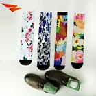 100 polyester blank sublimation printing socks with custom logo