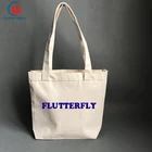 wedding decorations gifts raw cotton canvas tote drawstring beach bag with logos