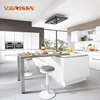 new modern design built in handle style kitchen cabinet