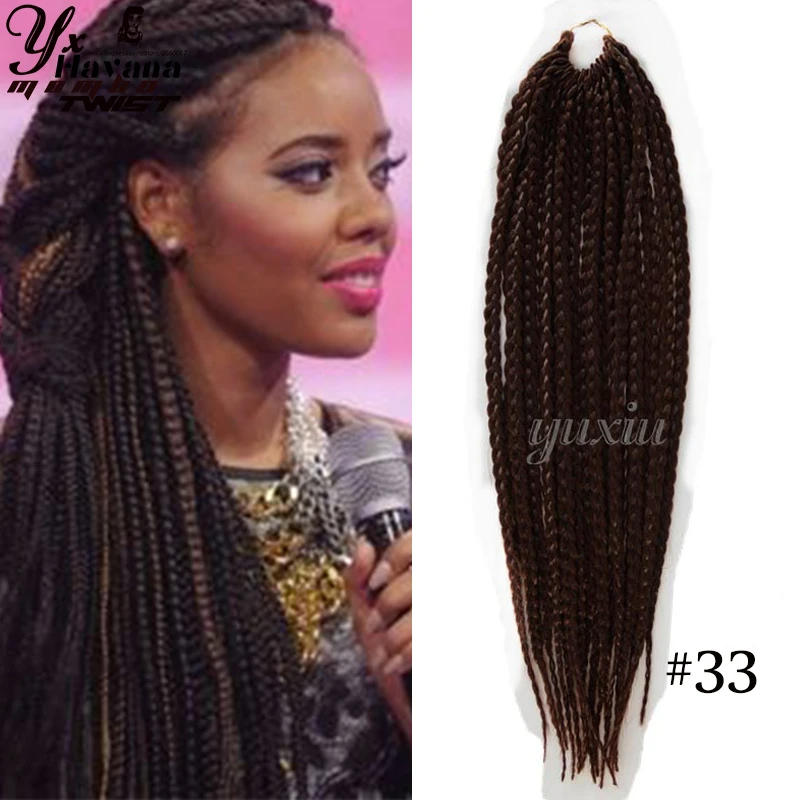 Yu xiu Box Braids Crochet twist 18 Strands 3X Synthetic Hair Extension for Black Women 1pack/lot
Yu xiu Box Braids Crochet twist 18 Strands 3X Synthetic Hair Extension for Black Women 1pack/lot