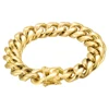Missjewelry Hip Hop Stainless Steel Gold 14k Link Bracelet Men