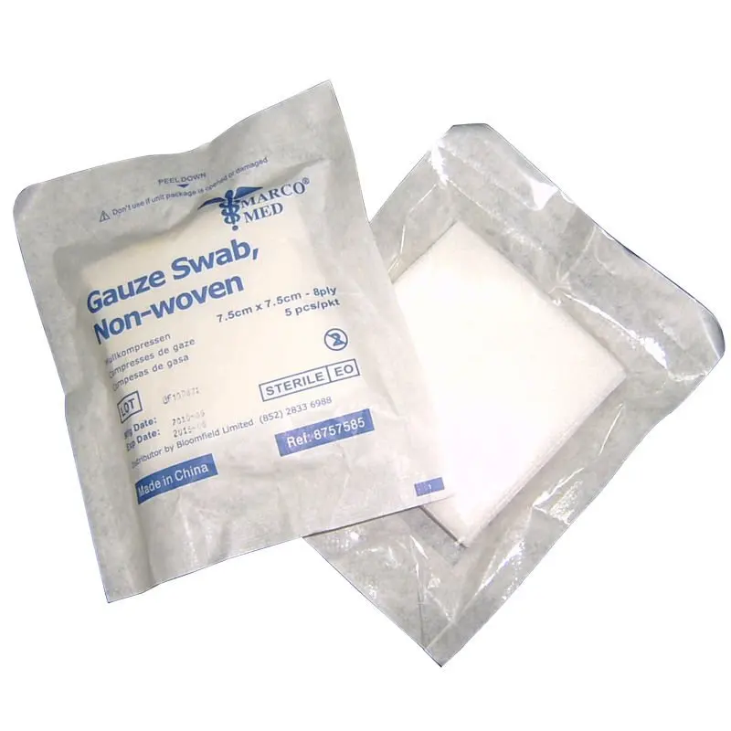medical disposable products cotton gauze swab
