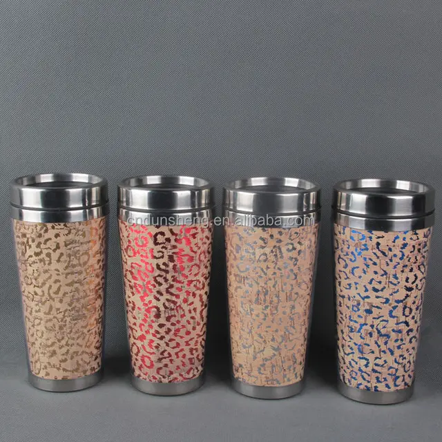 gift stainless steel hot drinking travel mug doule wall vacuum
