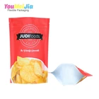 Printed stand up zipper bags wholesale plastic food pouches for mobile phone