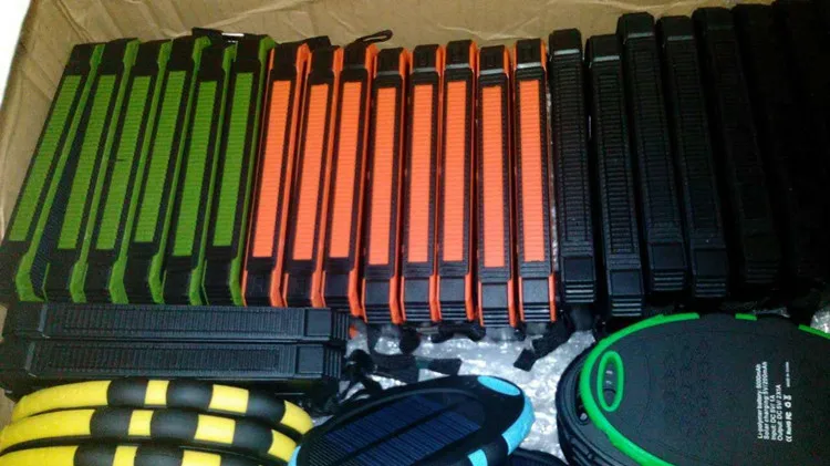 Fashionable Shape Power Bank 50000mah with Solar Panel for PC Laptop Smartphones Portable Solar Power bank - ANKUX.COM