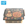 Customized e or b flute 6 8 10 12 14 20 inch fancy kraft brown pizza box