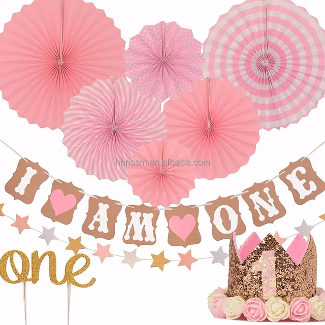 first birthday decoration set for girl - 1st baby girl birthday