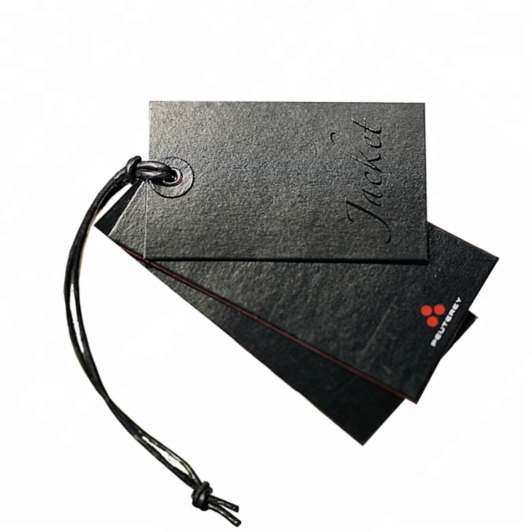 Swingtags Custom Printed Brand Name Logo Black Swing Hang Tag with Eyelet, Customized color
Swingtags Custom Printed Brand Name Logo Black Swing Hang Tag with Eyelet, Customized color