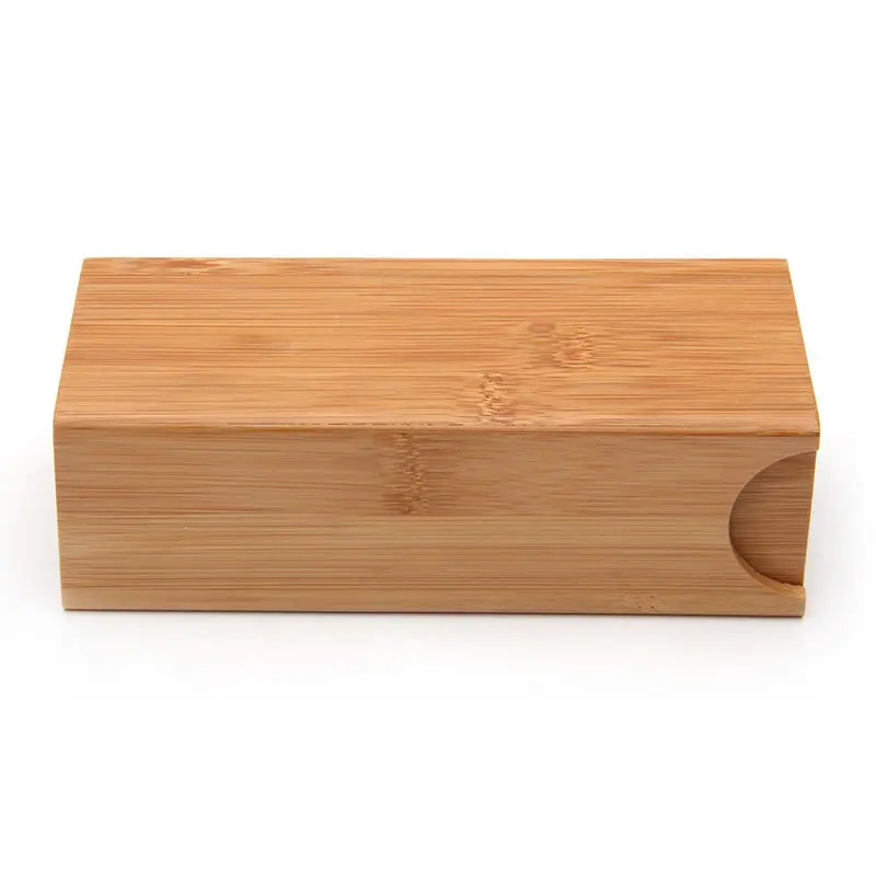 bamboo square sunglasses case wooden gift box sunglasses box