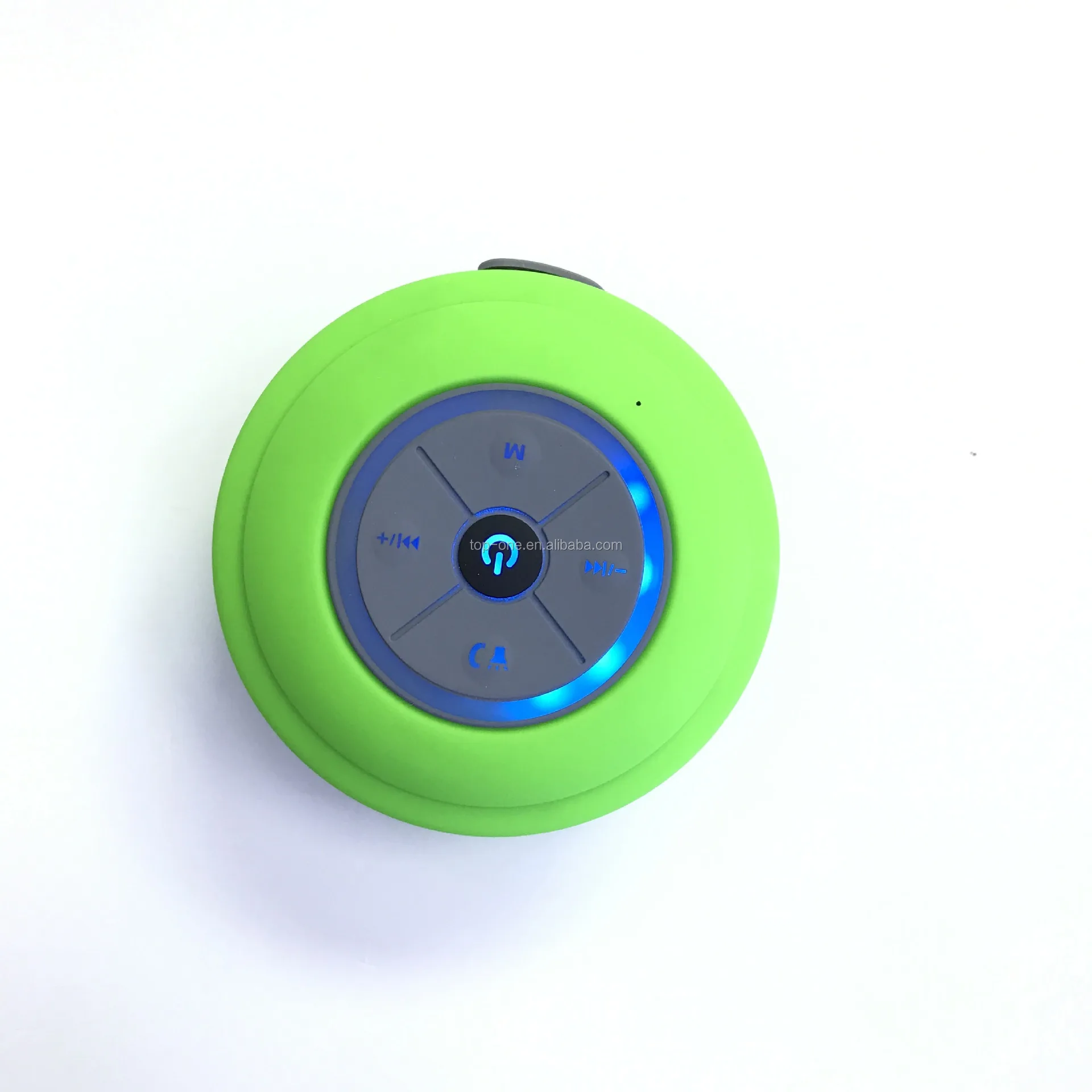 New design LED sucker bluetooth shower speaker, waterproof bluetooth speaker with LED light - ANKUX.COM