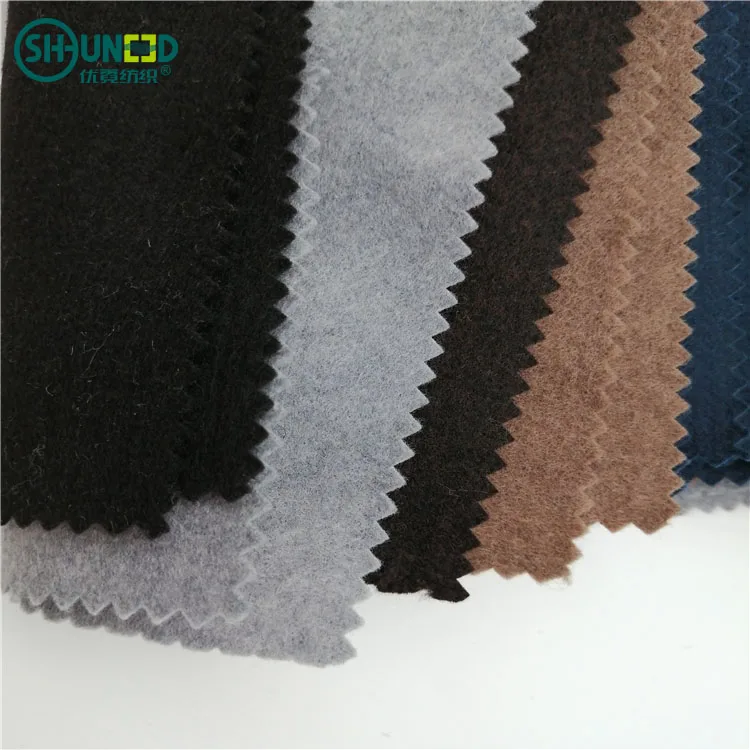 Polyester 220gsm Needle Punch Nonwoven Felt Fabric for Under Collar
