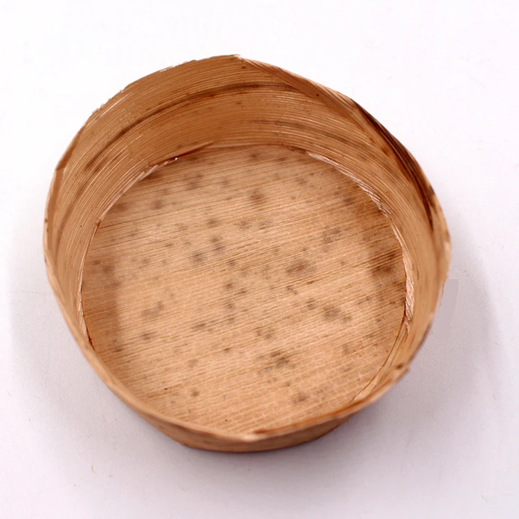 Bamboo Palm Leaf Bowls Eco-friendly Best Seller Compostable Biodegradable Disposable Natural Color Customized
