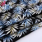 Fashionable woven hawaiian print stretch egyptian cotton fabric