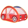 RED RACING CAR POP UP Play TENT Pretend vehicle Kids Play house and carry Case. For outdoor/indoor child Playtime Activities.