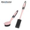Masthome 3pcs TPR silicone bottle table kitchen cleaning tools dish washing scrubber brush for household cleaning brush