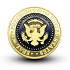 Silver Coin Coin Coin Custom Commemorative Donald Trump 2020 President Collection Silver Gold Plated Two-sided Coin
