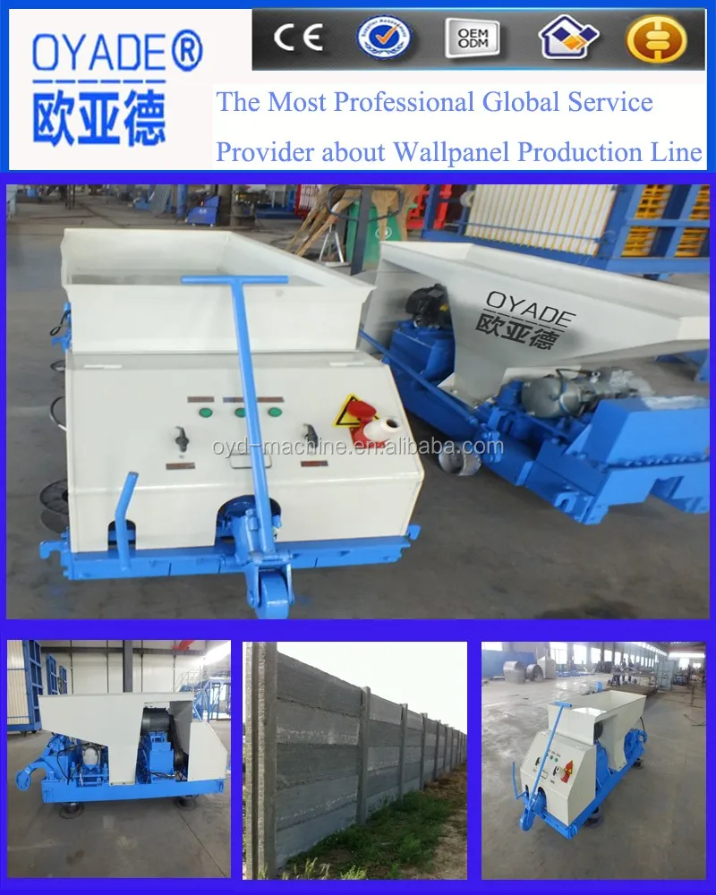 China Precast Concrete Fence Wall Panel Machine