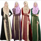 Z51958B Wholesale islamic women jilbab clothing classic design abaya kaftan muslim dress