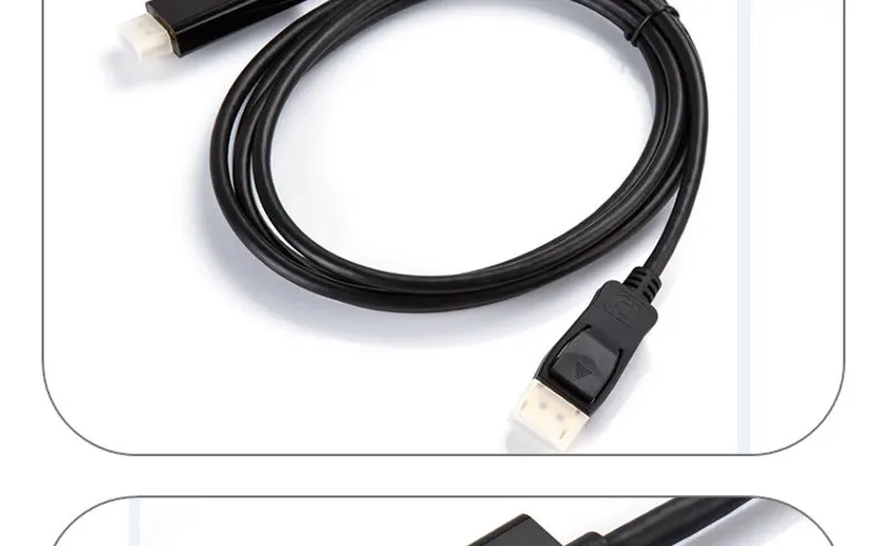Display Port to HDMI Cable Cord Adapter Audio Video PC HDTV DP to HDMI Cable 6FT - ANKUX.COM