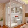 Luxury super waterproof white aluminum frame ensuite bathroom pod