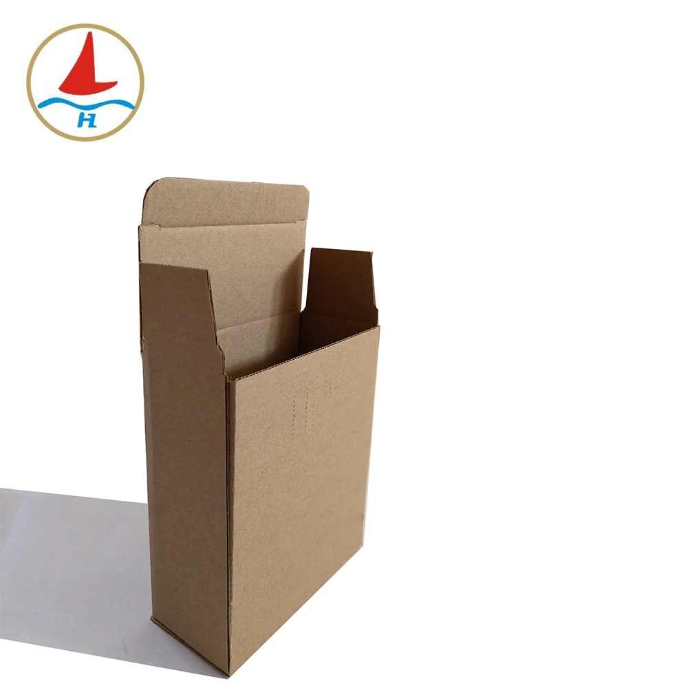 packaging & printing  box  brown kraft paper folding box for