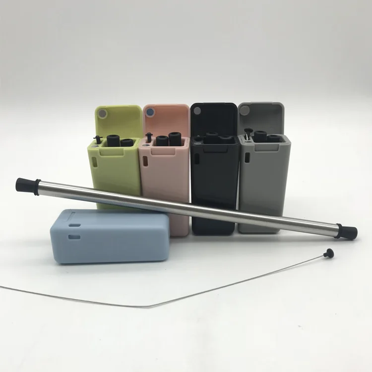 Reusable Collapsible Straw Stainless Steel Portable Outdoor Metal Drinking Straw, As picture showed
Reusable Collapsible Straw Stainless Steel Portable Outdoor Metal Drinking Straw, As picture showed