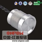 New arrivals and most popular (CE, ROHS) 16mm 1NO momentary with finger location piezo switch