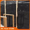Cheap introduction of china black marble with white veins slab price
