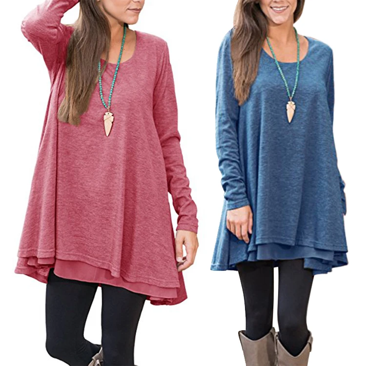 Free Shipping Blue/Pink - 2018 Spring Round Neck Women T Shirt, As shown loose shirt
Free Shipping Blue/Pink - 2018 Spring Round Neck Women T Shirt, As shown loose shirt