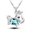 quartz pendant necklace 925 sterling silver kids 2018 new arrivals jewellery 12524