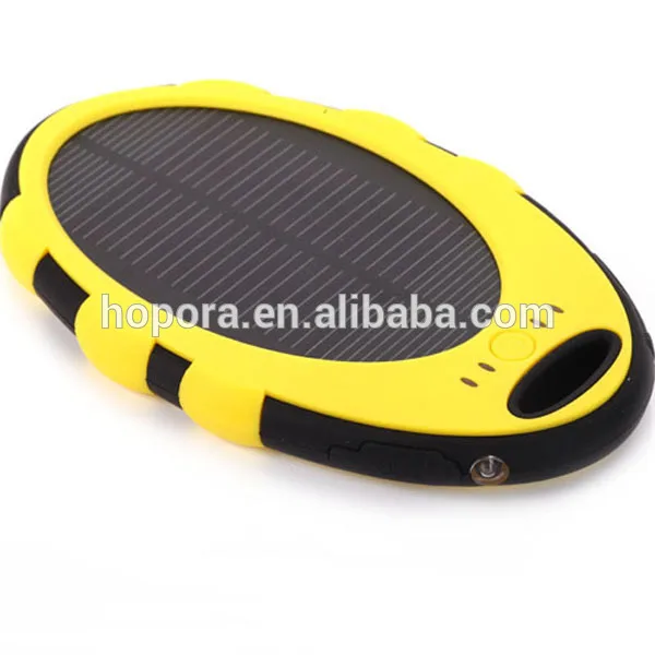 5000mAh Mini Solar Power Bank Dual USB External Battery Pack Charger For Mobile Phone - ANKUX.COM