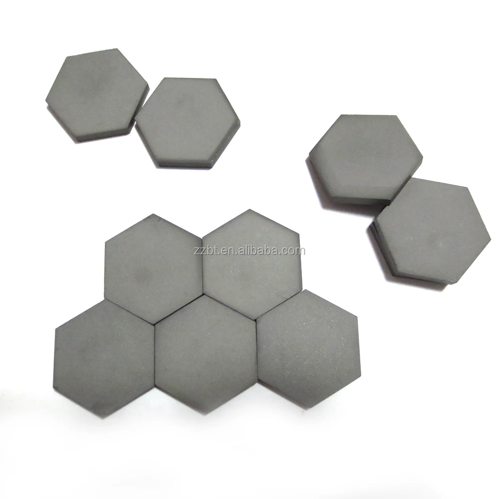 Sintered Silicon Carbide High strength 30mm hexagonal ceramic tiles silicon carbide tiles