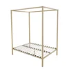 strong iron canopy bed frame JL-MB01 bed shelf