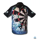 men's sublimated printing customized dart t-shirt