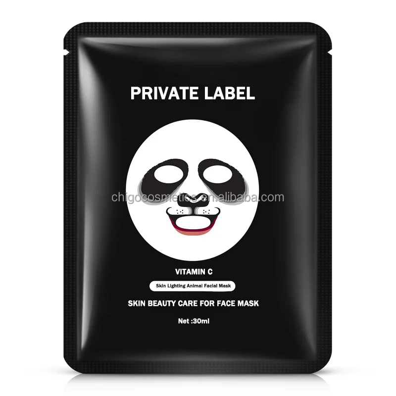 Private label Skin beauty care OEM vitamin C skin lightening animal facial mask Private label Skin beauty care OEM vitamin C skin lightening animal facial mask
