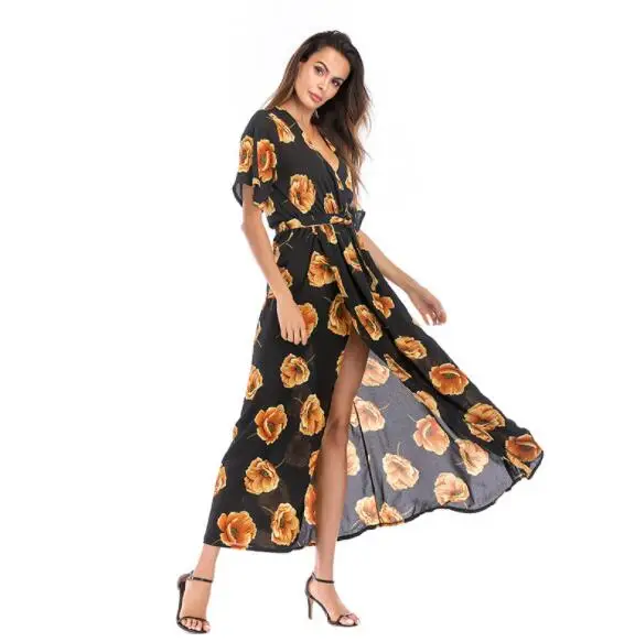 New Boho style long dress women Beach Summer hawaiian maxi dress sexy women's dress shoes, As picture
New Boho style long dress women Beach Summer hawaiian maxi dress sexy women's dress shoes, As picture