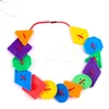 Children's Colorful Construction Spelling Educational Blocks Toy Plastic Building Blocks Splicing Toys