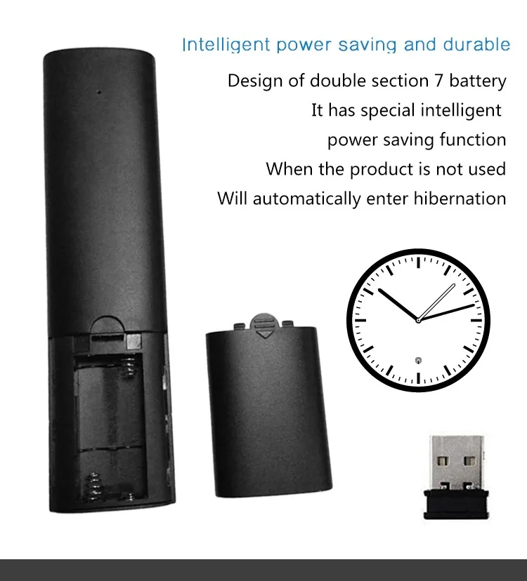 Smart TZ02 Funkfernschalter Unterst&uuml;tzung Mikrofon Stimme RF Fernbedienung Laser Android TV-Box - ANKUX.COM