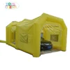 customized design inflatable Mobile portable car paint spray baking booth with blower and filter