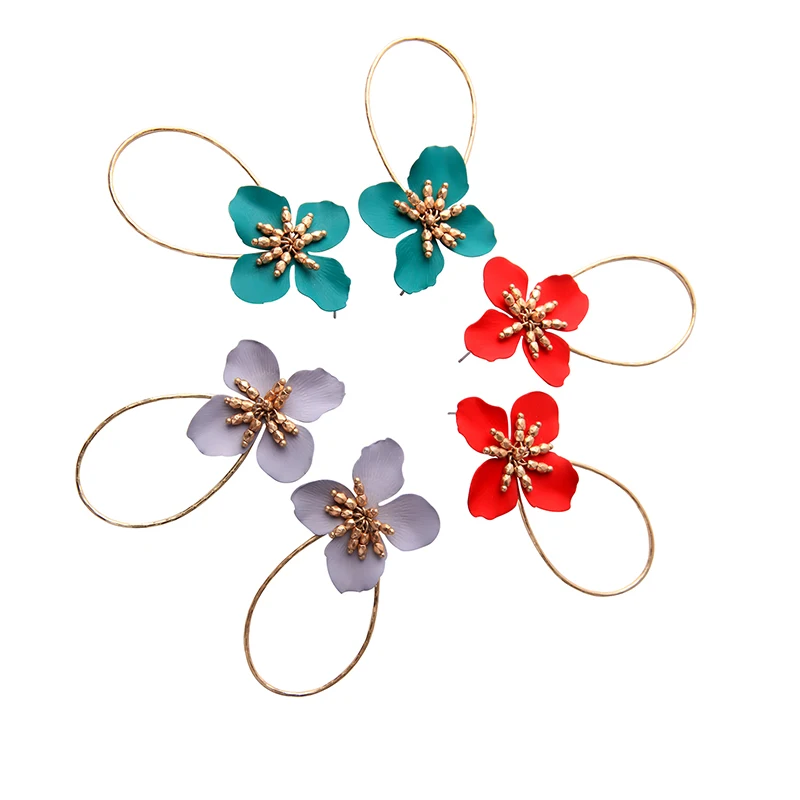 ed01890d Ins Style 2019 Girls Earring for Women Fashion Statement Iron Sheet Dangle Flower Floral Earring
ed01890d Ins Style 2019 Girls Earring for Women Fashion Statement Iron Sheet Dangle Flower Floral Earring