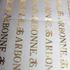 Cotton hot stamping tea towel table napkins number letter printed number kitchen dish cloths