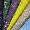 Popular Mixed-color 3D Shiny Glitter PU Leather for shoes and bags