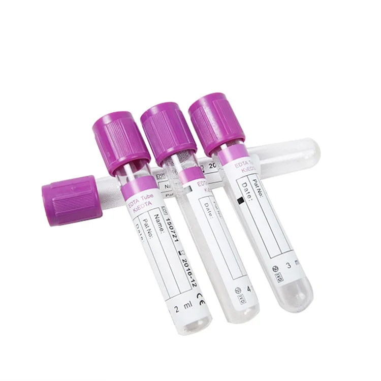 1ml 4ml 9ml 10ml Pet Glass Vacuum Purple Top Colors Edta Additive Blood Collection Test Tube Vials Of China Manufacturer Buy Manufacturer Of Blood Collection Tube Purple Top Blood Test Tube Purple Top