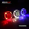 3" LED dual color halo switchback function angel eyes retrofit bi xenon Projector