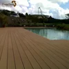 wpc plastic wood swimming pool decking floor