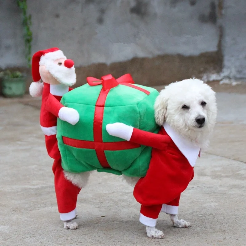 Hot sale quality velutum soft cute Christmas Santa Claus funny clothes costume for dogs
Hot sale quality velutum soft cute Christmas Santa Claus funny clothes costume for dogs