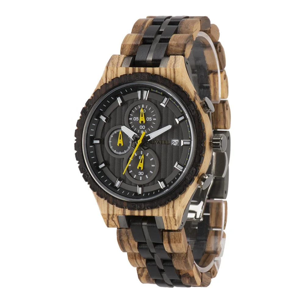 Custom watch men OEM wooden watch band mens waterproof wood watch with VD57 chronograph movement wristwatch
Custom watch men OEM wooden watch band mens waterproof wood watch with VD57 chronograph movement wristwatch